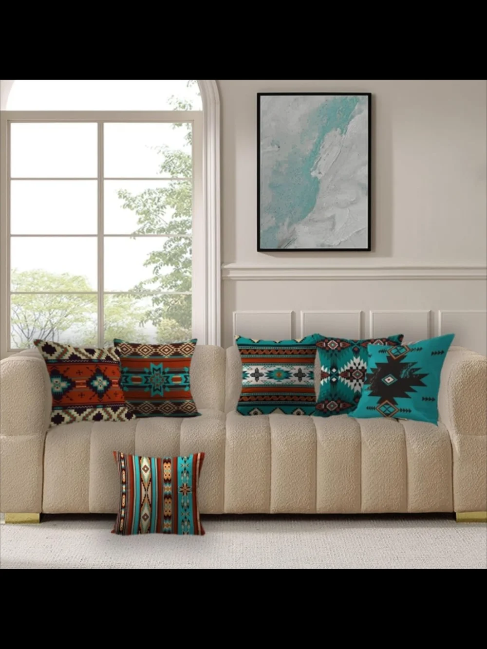 Southwestern Throw Pillow Covers - Set Of 6. These Are Covers Only No Pillows!
